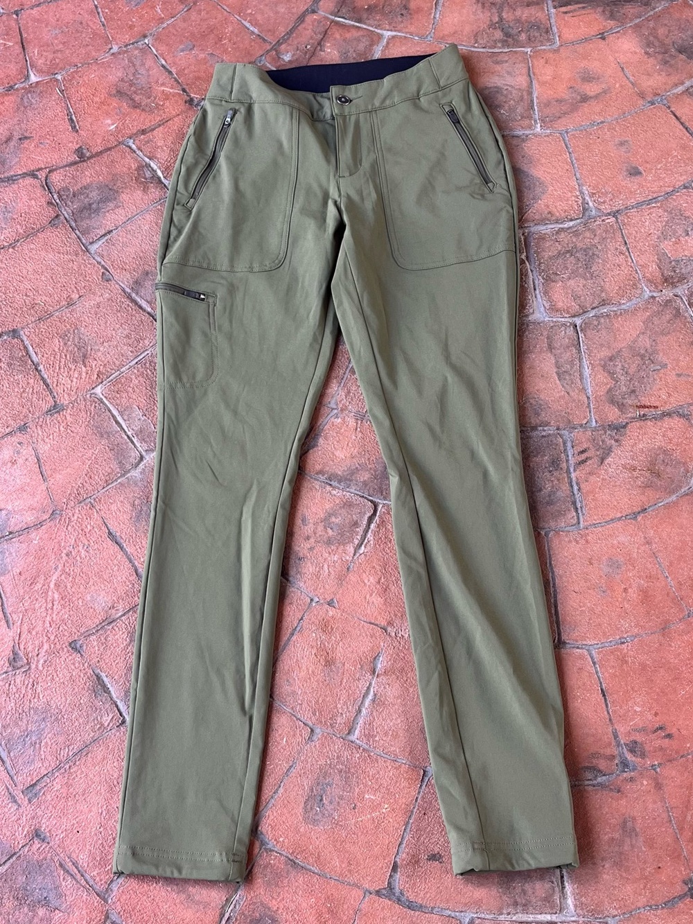 Columbia Olive Green Utility Hiking Travel Pants Size 2